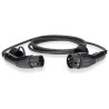 NEDIS kabel elektrického vozidla/ kabel typ 2/ 16 A/ 11000 W/ 3-fázový/ černý/ box/ 5 m