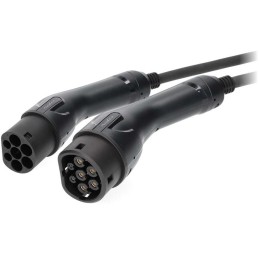 NEDIS kabel elektrického vozidla/ kabel typ 2/ 16 A/ 11000 W/ 3-fázový/ černý/ box/ 5 m