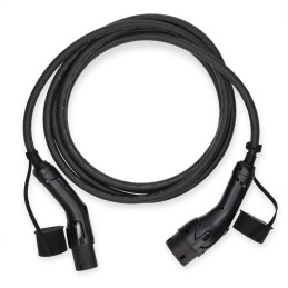 NEDIS kabel elektrického vozidla/ kabel typ 2/ 32 A/ 22000 W/ 3-fázový/ černý/ box/ 5 m