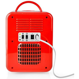 NEDIS Melissa přenosná mini lednička/ objem 4 litry/ chlazení 8 - 18 °C/ AC 100 - 240 V / 12 V/ spotřeba 48 W/ červená