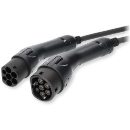 NEDIS kabel elektrického vozidla/ kabel typ 2/ 32 A/ 22000 W/ 3-fázový/ černý/ box/ 5 m