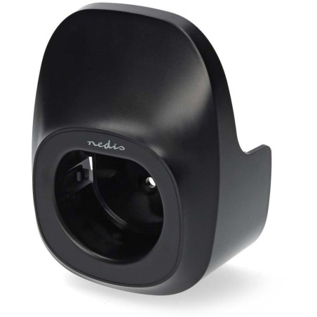 NEDIS držák nabíjecího kabelu elektrických vozidel na stěnu/ černý