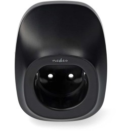 NEDIS držák nabíjecího kabelu elektrických vozidel na stěnu/ černý