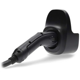 NEDIS držák nabíjecího kabelu elektrických vozidel na stěnu/ černý