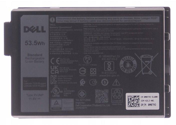 DELL Batéria/ 3-článková / 53.5Wh / Li-ION/ pre Latitude 5430 Rugged/ 7330 Rugged Extreme