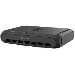 MikroTik hAP be3, 5x 2,5 GbE, 2.4+5Ghz, 802.11b/g/n/ac/ax/be, 3x USB, Wi-Fi 7, PoE in, ROS 7, L4,  PSU, indoor