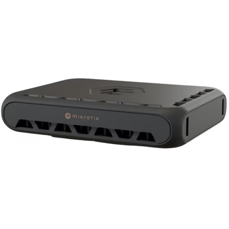 MikroTik hAP be3, 5x 2,5 GbE, 2.4+5Ghz, 802.11b/g/n/ac/ax/be, 3x USB, Wi-Fi 7, PoE in, ROS 7, L4,  PSU, indoor