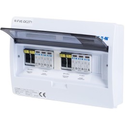 Solarmi DC23 osazený rozvaděč pro fotovoltaiku, 2x svodič, 2x odpojovač, pojistky, 1000V