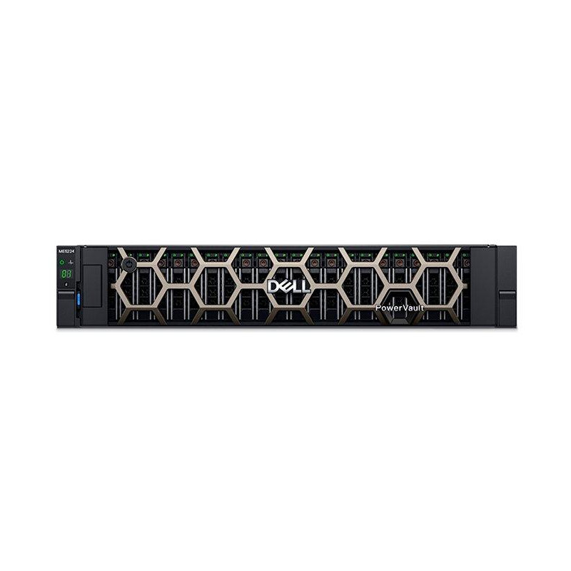 DELL Storage PowerVault ME5224/ SAS/ iSCSI/ FC/ 4x 1.92TB SSD + 4x 2.4TB 10k SAS/ 3Y PS NBD on-site