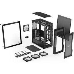 POŠKOZENÝ OBAL - Endorfy skříň Regnum 400 ARGB / ATX / 4x120mm ARGB / 2xUSB / prosklená bočnice / černá