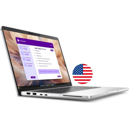 DELL Pro 14 Plus PB14250 Touch/ Core 5 120U/ 16GB/ 512GB SSD/ 14" FHD+ dotykový/ US KB/ W11Pro/ 5Y PS+ NBD on-site