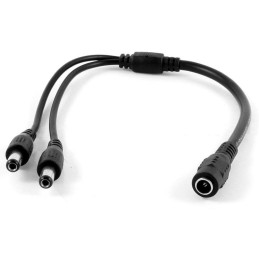 XtendLan Napájecí kabel/splitter 1 na 2, jack 2,1mm, průměr kabelu 1mm/0,3mm