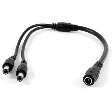XtendLan Napájecí kabel/splitter 1 na 2, jack 2,1mm, průměr kabelu 1mm/0,3mm