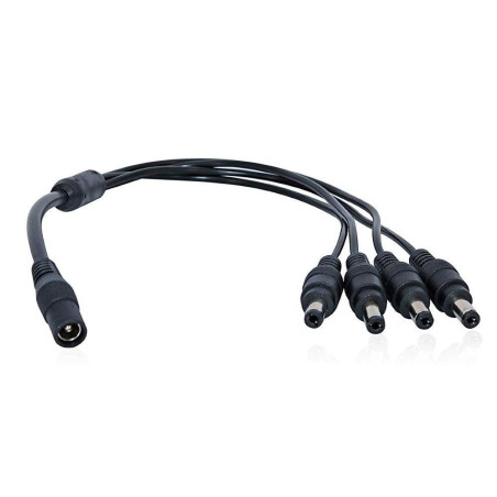 XtendLan Napájecí kabel/splitter 1 na 4, jack 2,1mm, průměr kabelu 1,5mm/0,3mm