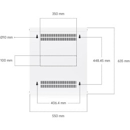 Ubiquiti UniFi 12U Rack Cabinet Wall 450 Perforated