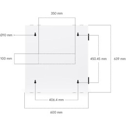 Ubiquiti UniFi 12U Rack Cabinet Wall SW Perforated