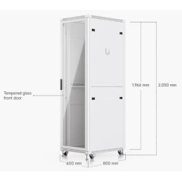 Ubiquiti UniFi 42U Rack Cabinet 800 Glass