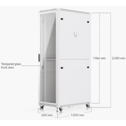 Ubiquiti UniFi 42U Rack Cabinet 1000 Glass