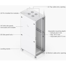 Ubiquiti UniFi 42U Rack Cabinet 1000 Glass