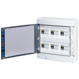 Solarmi DC6 osazený rozvaděč pro fotovoltaiku, 6x svodič, 6x odpojovač, pojistky