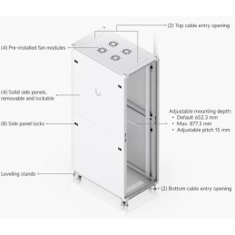 Ubiquiti UniFi 42U Rack Cabinet 1000 Perforated
