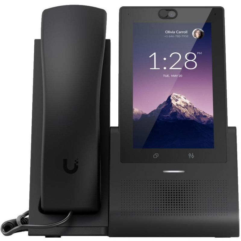 ROZBALENÉ - Ubiquiti UniFi Phone Touch - IP telefon, 5" dotykový displej, 5Mpx kamera, Wi-Fi, Bluetooth - Výprodej