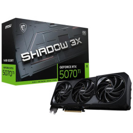OPRAVENÉ - MSI GeForce RTX 5070 Ti 16G SHADOW 3X OC BULK / 16GB GDDR7 / PCI-E / 3x DP / HDMI / BULK