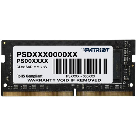 PATRIOT Signature 8GB DDR4 3200MHz / SO-DIMM / CL22