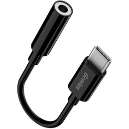 GENIUS ACC-C100 redukce z 3,5mm audio jack na USB-C, černá