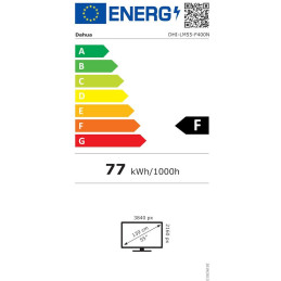 DAHUA 55" LED LM55-F400N/ VA/ 3840x2160(UHD)/ 5000:1/ 6,5ms/ 400cd/m2/ HDMI/ USB/ REPRO/ VESA300x200/ provoz 24/7