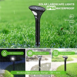 IMMAX GARDEN venkovní solární LED osvětlení se světelným a pohybovým čidlem, 1W, IP65