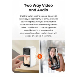 IMMAX NEO LITE SMART Security vnitřní kamera BLOCK, Wi-Fi 2,4 a 5GHz, 4MP, PAN 355°, LCD, TUYA