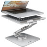 AXAGON Aluminium-Laptopständer für 10" - 17,3" Laptops mit 360°-Drehung / STND-LR / silber