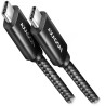 AXAGON dátový a nabíjací kábel NEWGEN+ USB-C na USB-C / USB4 Gen 3x2 / HDR10 / 8K/60Hz / PD 3.1 / opletený / 0,5m