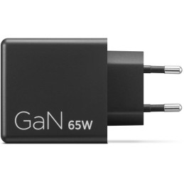 Lenovo Dual USB-C 65W GaN Charger, black
