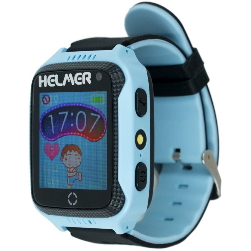 OPRAVENÉ - HELMER dětské hodinky LK 707 s GPS lokátorem/ dotykový display/ IP65/ micro SIM/ kompatibilní s Android a iOS...