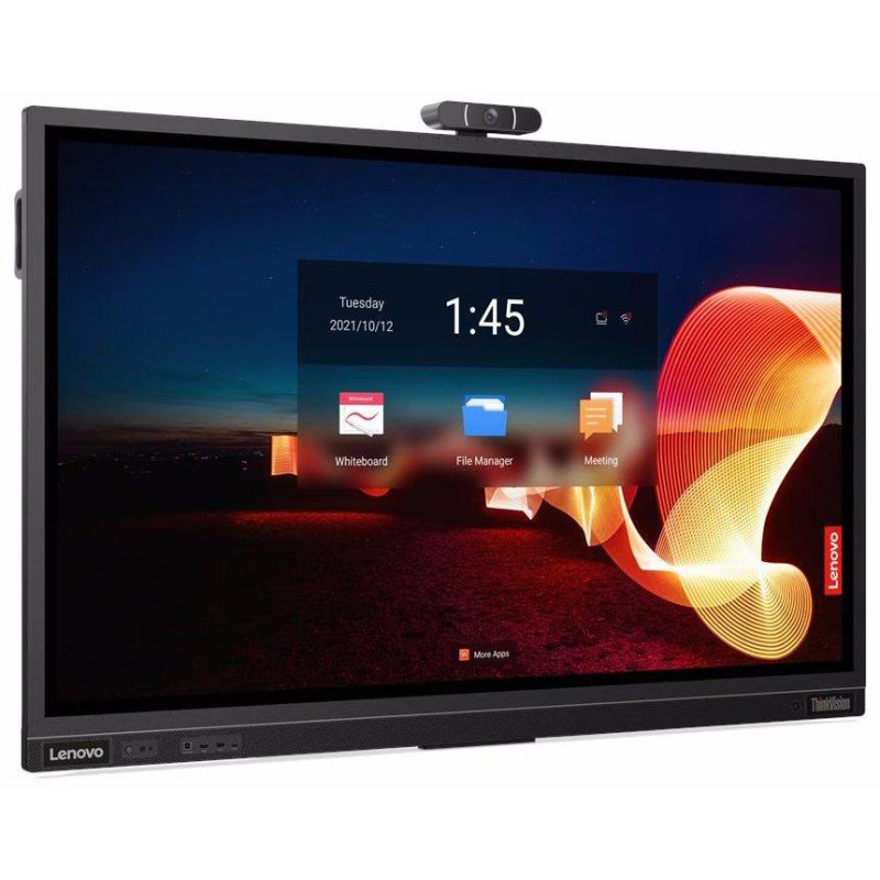 Lenovo ThinkVision T65 s kamerou/ 65" IPS/ 3840x2160/ 16:9/ 400cd/m2/ 1200:1/ 8ms/ 5x HDMI/ DP/ USB/ USB-C/ LAN
