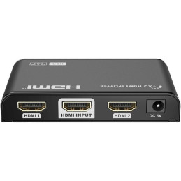 PremiumCord HDMI 2.0 splitter 1-2 porty, 4K/60Hz, FULL HD, 3D, HDR, EDID management