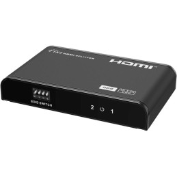 PremiumCord HDMI 2.0 splitter 1-2 porty, 4K/60Hz, FULL HD, 3D, HDR, EDID management