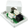 XtendLan-Anschlussdose 1x RJ-45, Cat5e, ungeschirmt, Wandmontage, Bodenanschluss, Einsteckanschluss