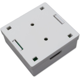 XtendLan Zásuvka 2x RJ-45, Cat5e, nestíněná, na zeď, spodní vývod, narážecí