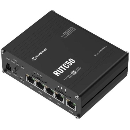 Teltonika RUTC50 průmyslový router, 5G, Dual SIM, WiFi 6