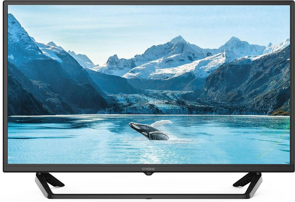 STRONG LED TV 32"/ SRT32HF2003C/ HD Ready/ 1366x768/ DVB-T2/C/S2/ H.265/HEVC/ 2x HDMI/ USB/ čierna/ E