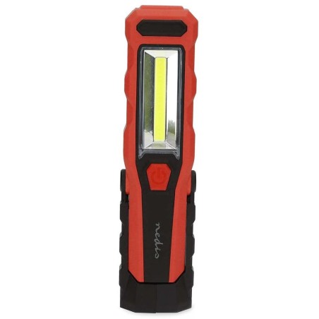 NEDIS pracovní svítilna/ 300 lm/ dosah 20 m/ výdrž 6 h/ napájení z baterie (vestavěná Li-Ion)/ 5 V DC/ 4 W/ USB-C/ černo