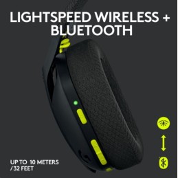 Bezprzewodowy zestaw słuchawkowy do gier Logitech G435 LIGHTSPEED - CZARNY