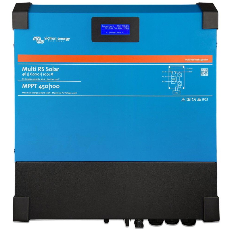 Victron Multi RS Solar hybridní měnič 48V/6,0 kW/100-450/100, 230V