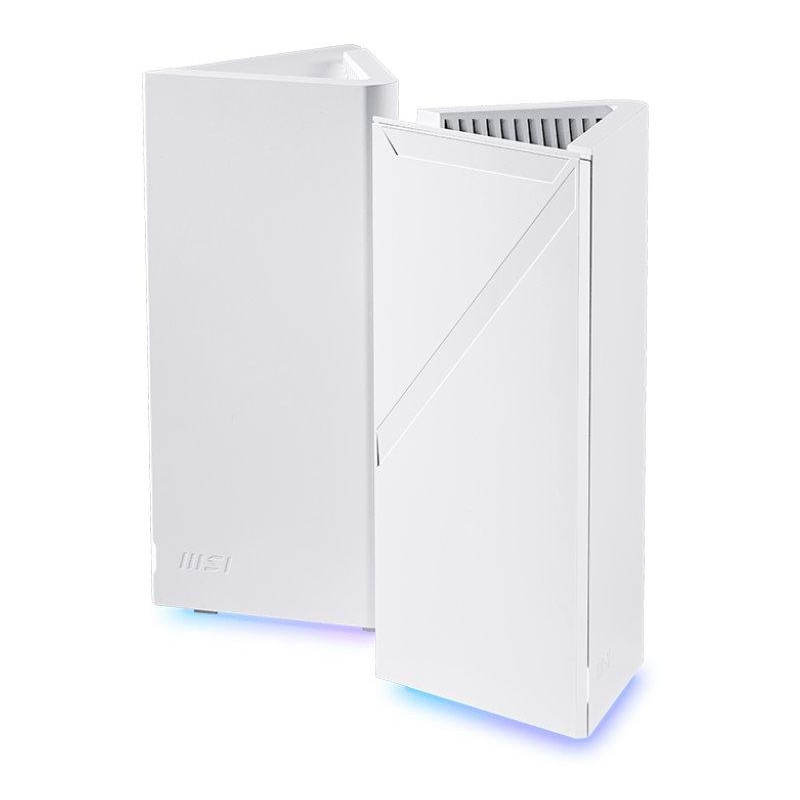 MSI mesh systém Roamii BE Pro/ 2 Pack/ WiFi7/ 5GHz/ 2,4GHz/ bílý/ RGB