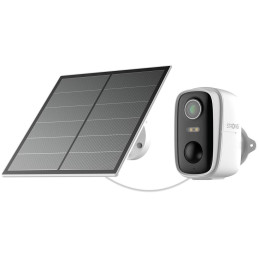 STRONG IP kamera FALKY-2KS/ bateriová/ Wi-Fi 6/ 3Mpix/ objektiv 3,2mm/ IP65/ duální noční vidění/ microSD/ bílá