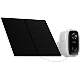 STRONG IP kamera FALKY-2KS/ bateriová/ Wi-Fi 6/ 3Mpix/ objektiv 3,2mm/ IP65/ duální noční vidění/ microSD/ bílá