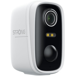 STRONG IP kamera FALKY-2KS/ bateriová/ Wi-Fi 6/ 3Mpix/ objektiv 3,2mm/ IP65/ duální noční vidění/ microSD/ bílá